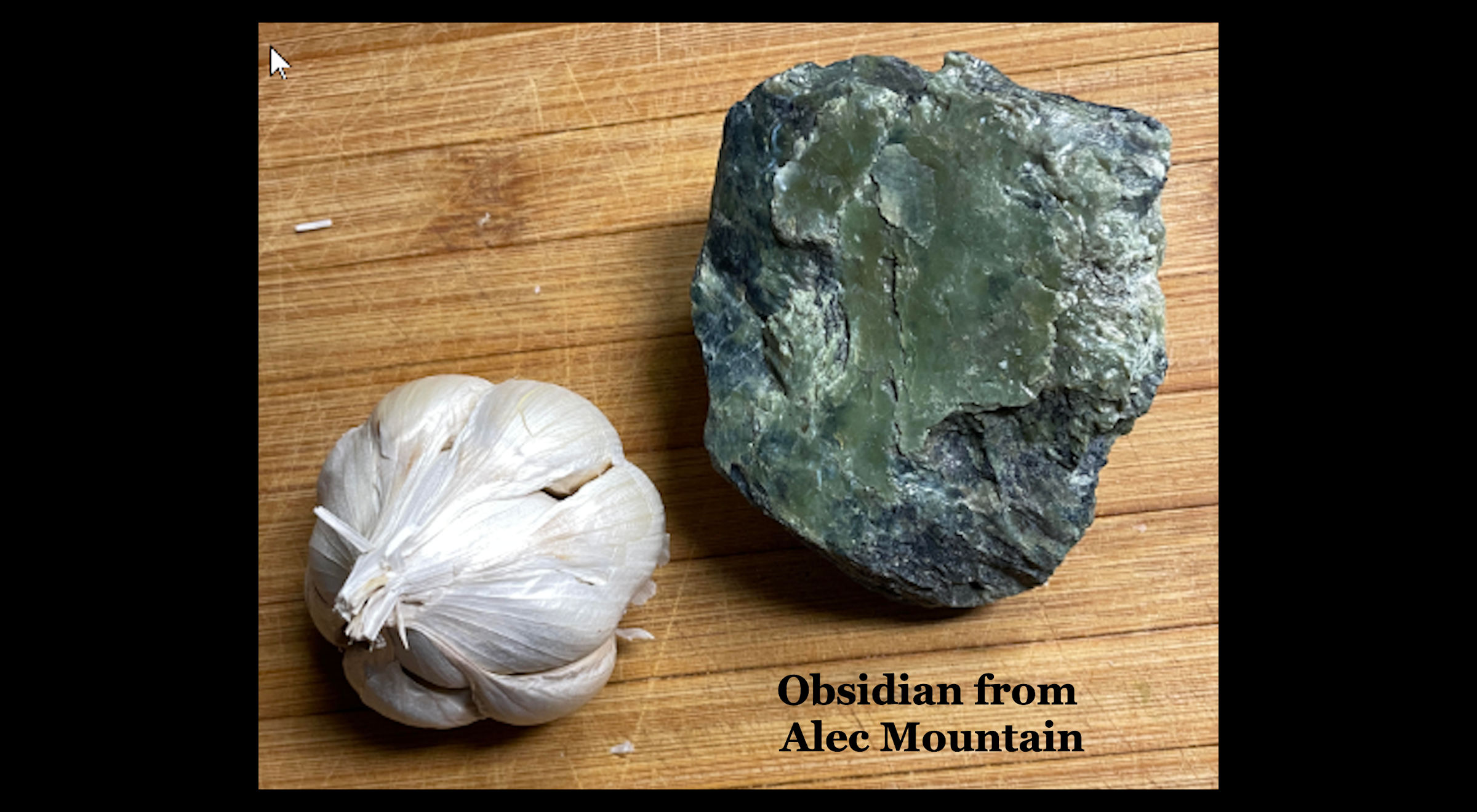 Yes . . . there are obsidian deposits in the Northeast Georgia