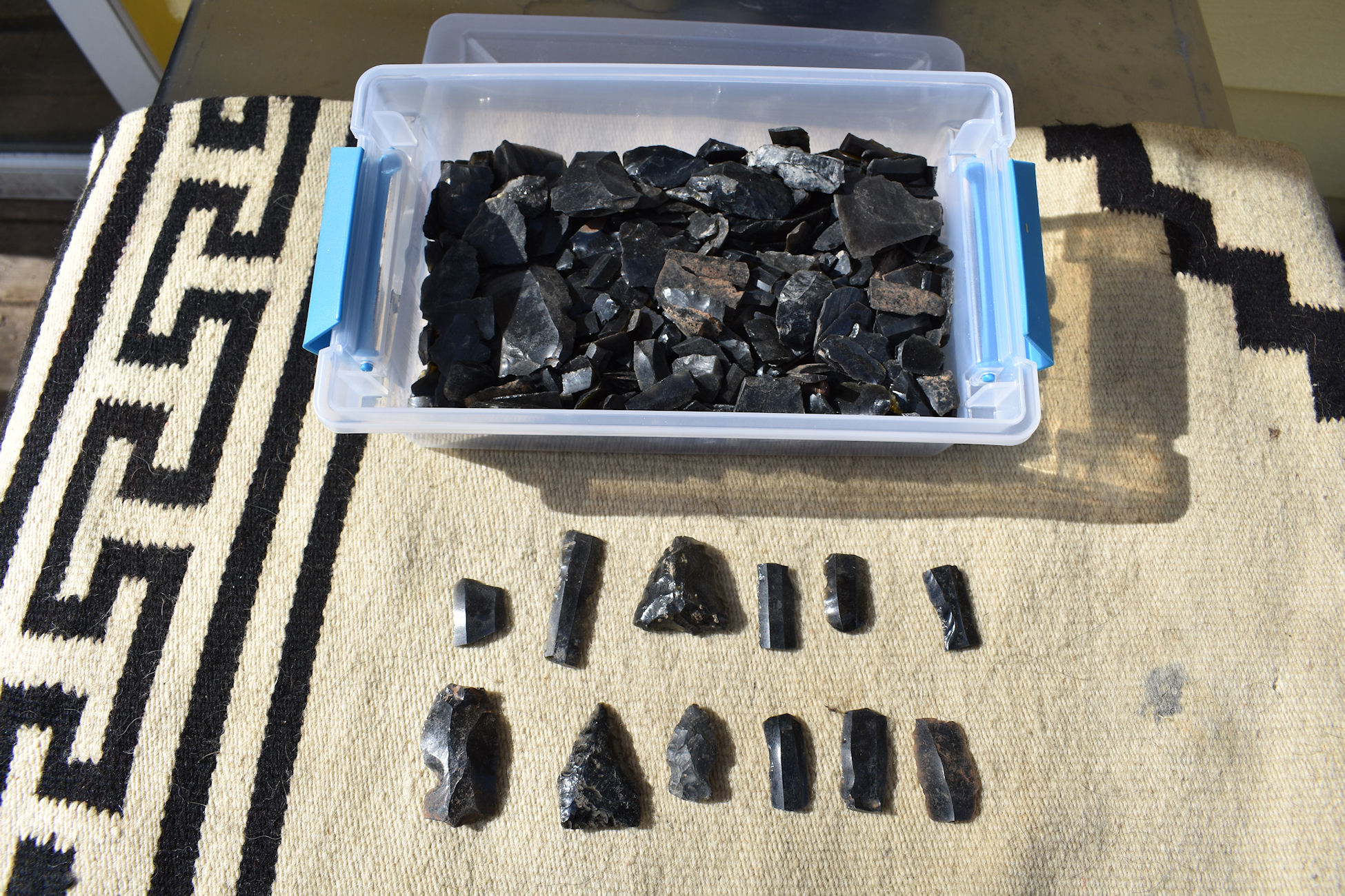 Yes . . . there are obsidian deposits in the Northeast Georgia
